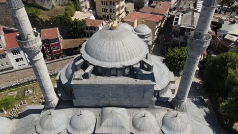 Luftaufnahme-Moschee-Kuppel-Istanbul