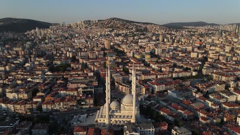 Aerial-View-Mosque-Modern-City