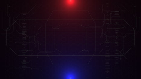 Cyberpunk-background-with-computer-matrix-and-grid
