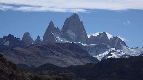 Argentina-Fitz-Roy-with-blue-sky
