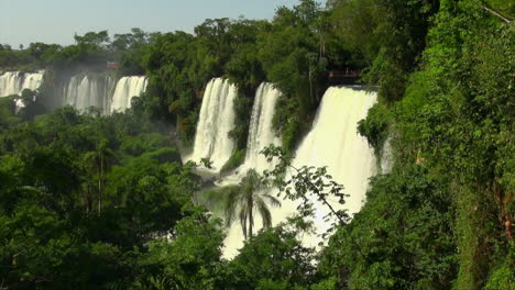 Cataratas-Del-Iguazú-Argentina-Vista-Con-Palmeras-Y-Selva