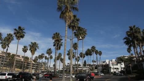 Kalifornien-San-Clemente-Palmen-Und-Stadt