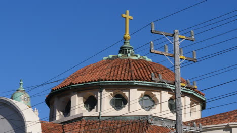 San-Francisco-California-Mission-Dolores-Basilica-dome-and-power-line