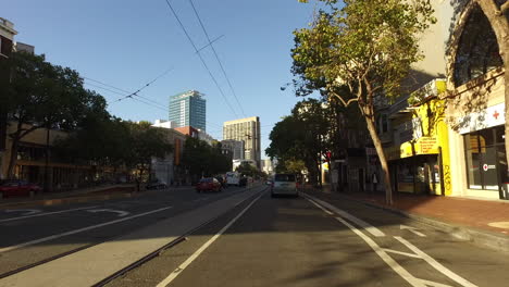 San-Francisco-Kalifornien-Geht-Eine-Straße-Entlang