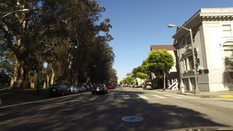 San-Francisco-Kalifornien-Vorstadtstraße