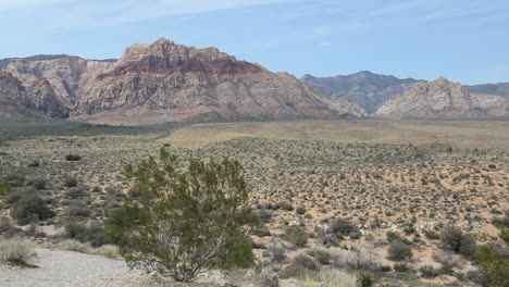 Red-Rock-Canyon-Nevada-with-distant-mountains