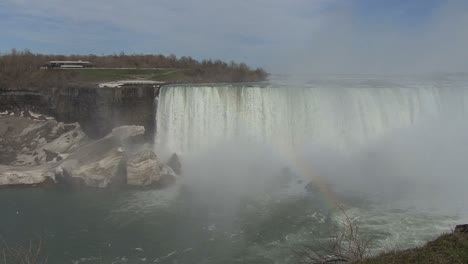 New-York-Niagara-Falls-misty-view-with-faint-rainbow
