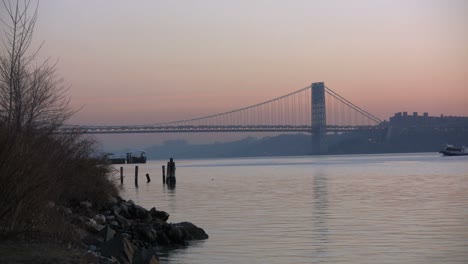 New-York-Bridge-Nach-Jersey-über-Den-Hudson
