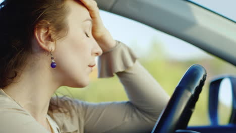 Portrait-Of-Caucasian-Woman-Crying-In-Car-3