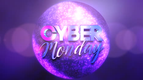 Cyber-Monday-with-disco-ball-and-neon-lights-on-stage