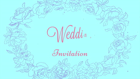 Wedding-Invitation-with-flowers-pattern