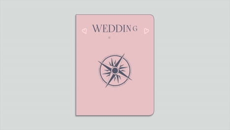 Wedding-Day-with-passport-and-compass-with-hearts