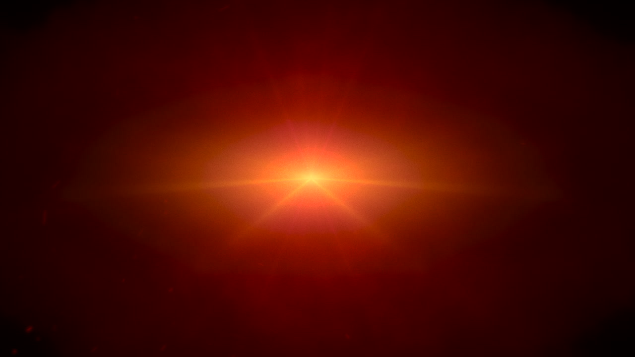 Premium stock video Bright red light in dark galaxy