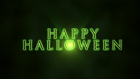 Happy-Halloween-with-green-flash-in-night