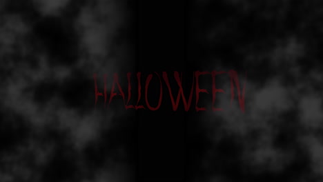 Halloween-with-fog-on-dark-black-and-grunge-texture