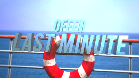 Last-Minute-Offer-with-red-lifebuoy-on-passenger-ship-in-ocean