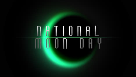 National-Moon-Day-with-green-neon-lights-and-moon-in-galaxy