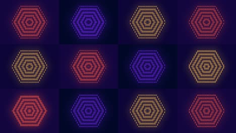Neon-colorful-hexagon-geometric-pattern
