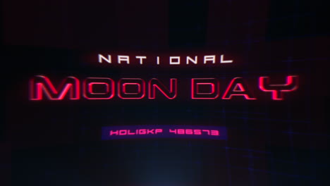 National-Moon-Day-on-digital-computer-screen-of-space-ship