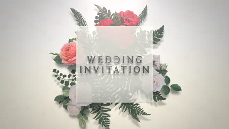 Wedding-Invitation-with-vintage-red-and-pink-flowers
