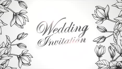 Wedding-Invitation-with-black-flowers-pattern
